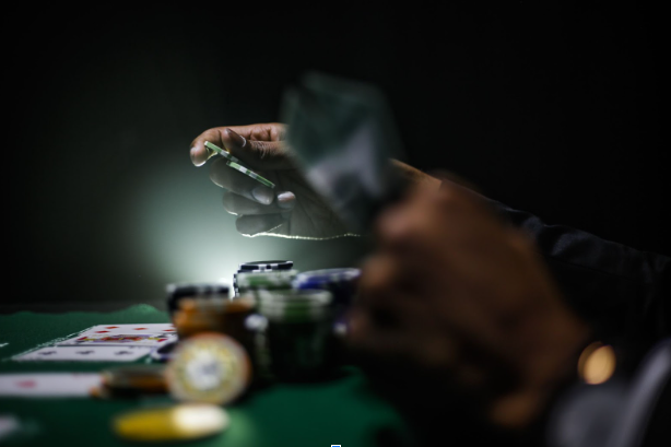 Man Placing a Bet